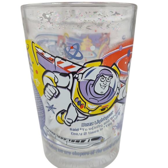 McDonald's Glass Walt Disney 100 Years of Magic - Buzz Lightyear, Aladdin, - Picture 1 of 7